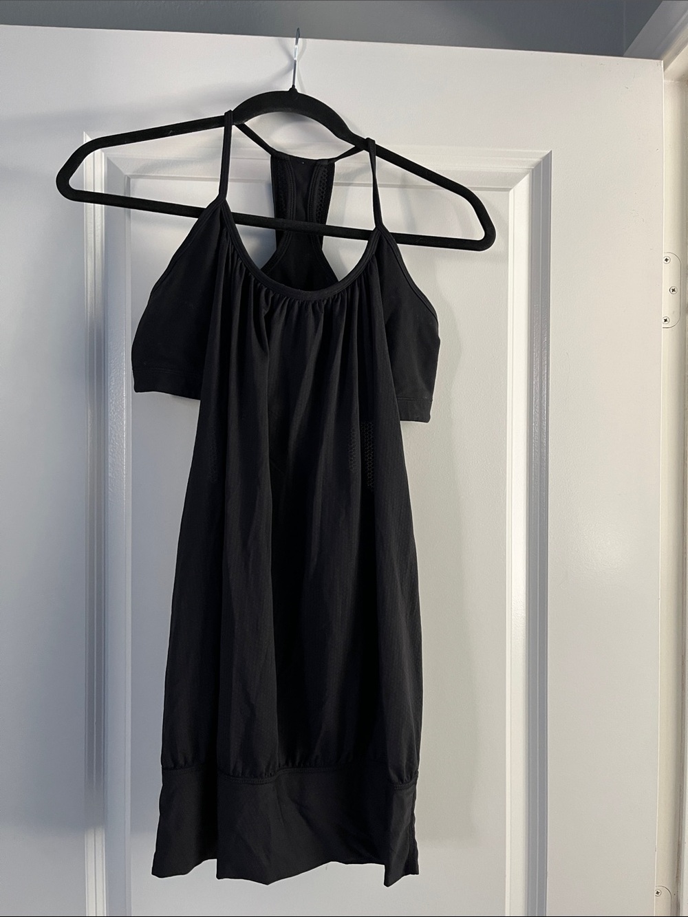 Black Strappy Athletic Tank